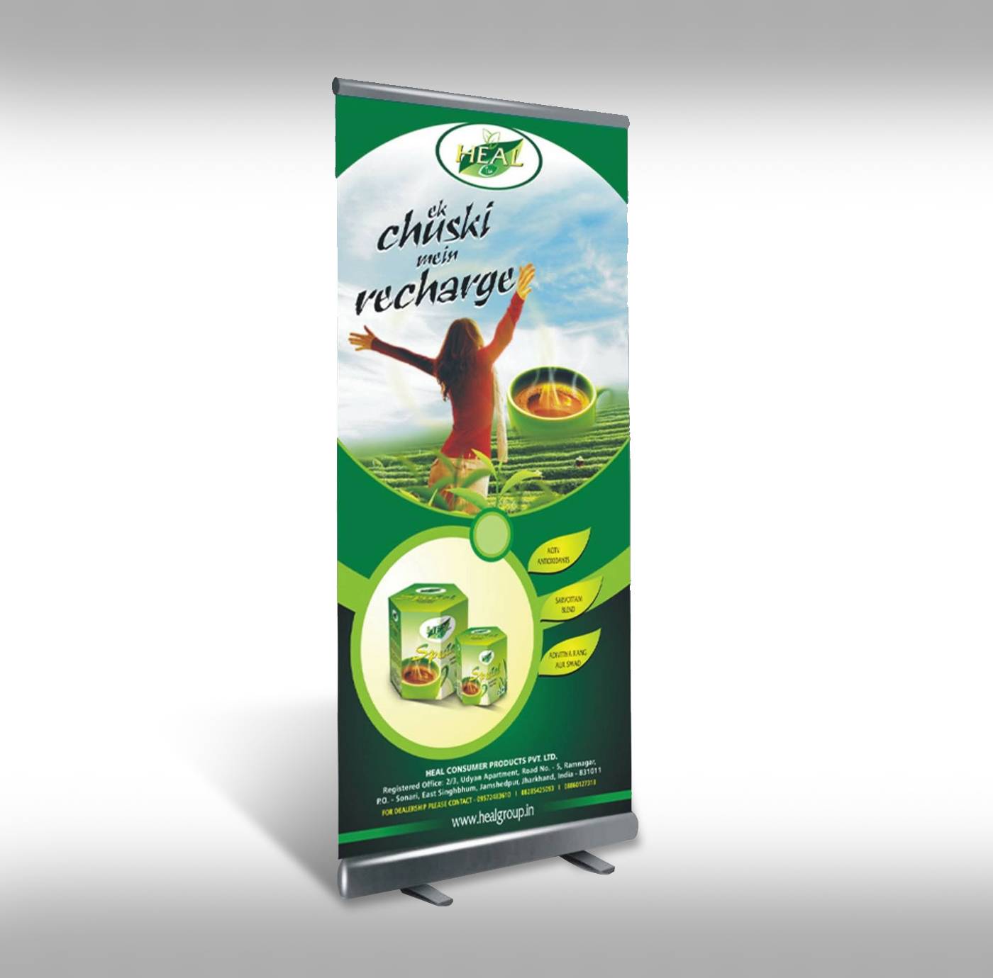 Standee Design creative 1